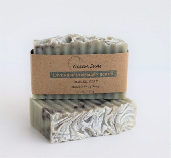LAVENDER ROSEMARY SCRUB SOAP
